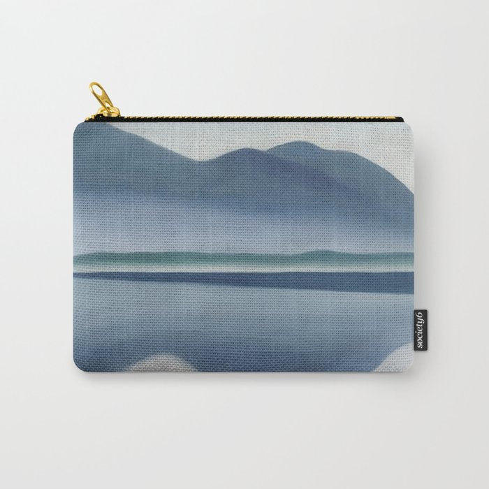 Georgia O'Keeffe  lake george formerly reflection seascape Carry All Pouch Gallery Image 1
