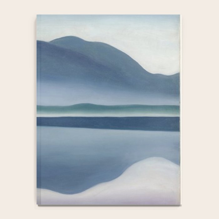 Georgia O'Keeffe  lake george formerly reflection seascape Notebook Gallery Image 4
