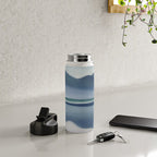 Georgia O'Keeffe  lake george formerly reflection seascape Water Bottle Gallery Image 4