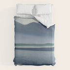 Georgia O'Keeffe  lake george formerly reflection seascape Duvet Cover Gallery Image 6