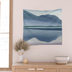 Georgia O'Keeffe  lake george formerly reflection seascape Wall Tapestry Gallery Image 2