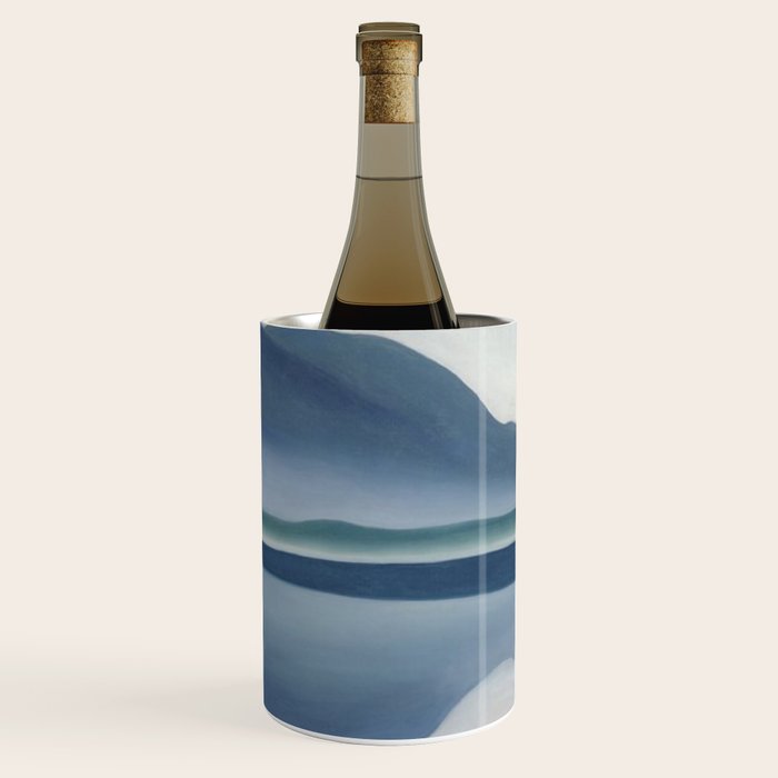 Georgia O'Keeffe  lake george formerly reflection seascape Wine Chiller Gallery Image 3