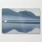 Georgia O'Keeffe  lake george formerly reflection seascape Cutting Board Gallery Image 1