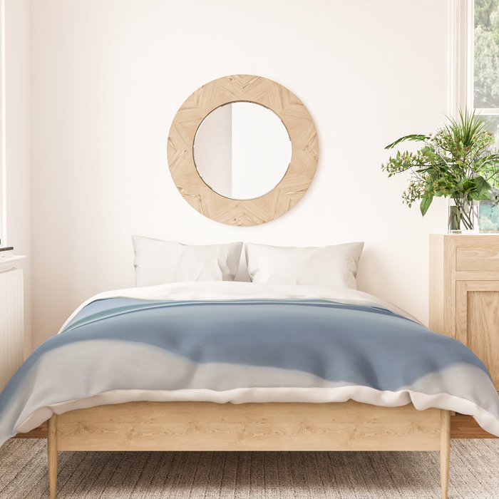 Georgia O'Keeffe  lake george formerly reflection seascape Duvet Cover Gallery Image 3