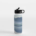 Georgia O'Keeffe  lake george formerly reflection seascape Water Bottle Gallery Image 1