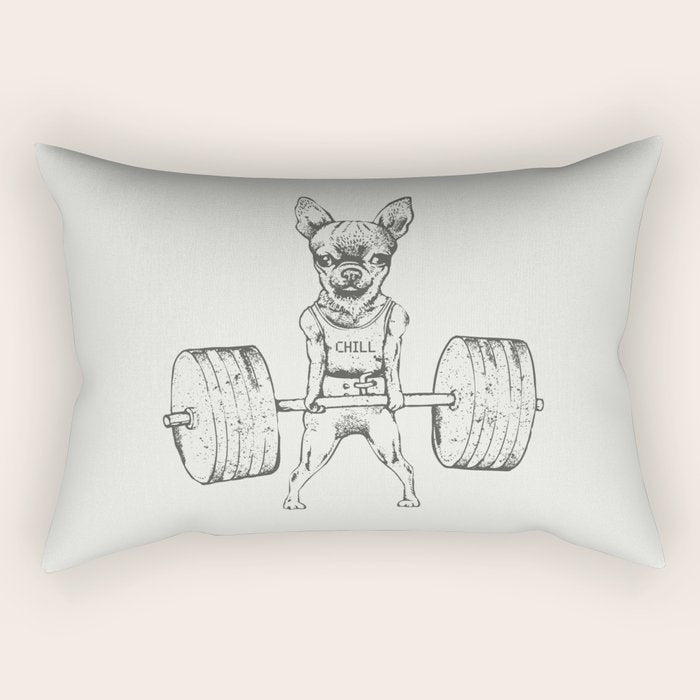 Chihuahua Lift Rectangular Pillow Gallery Image 1