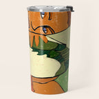 The Girl And The Green Headed Goose Travel Mug Gallery Image 2