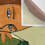 The Girl And The Green Headed Goose Wall Tapestry Gallery Image 3