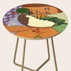 The Girl And The Green Headed Goose Side Table Gallery Image 2