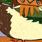 The Girl And The Green Headed Goose Coffee Mug Gallery Image 2
