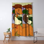 The Girl And The Green Headed Goose Window Curtain Gallery Image 5