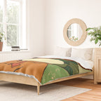 The Girl And The Green Headed Goose Duvet Cover Gallery Image 2