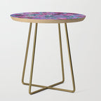 Romantic Floral Pattern Side Table Gallery Image 1