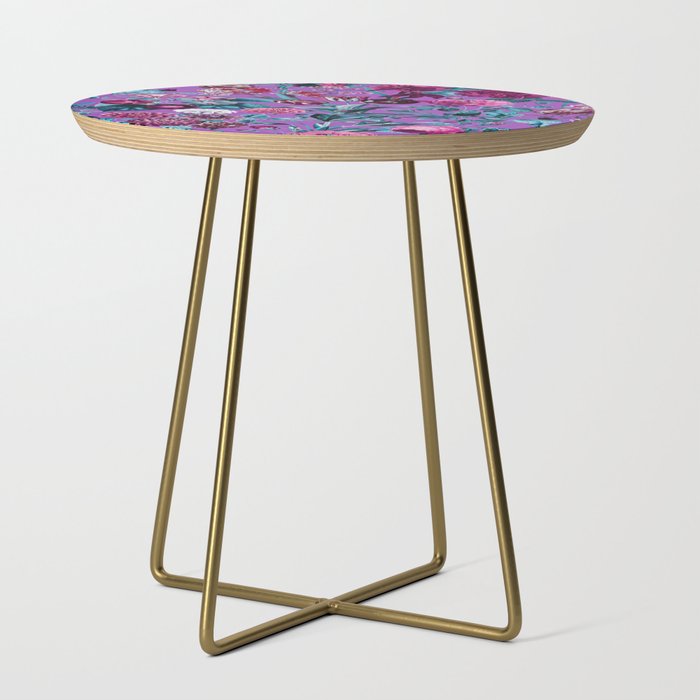 Romantic Floral Pattern Side Table Gallery Image 1
