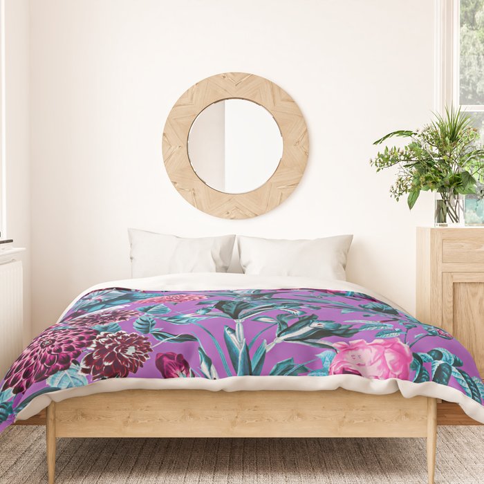 Romantic Floral Pattern Duvet Cover Gallery Image 3