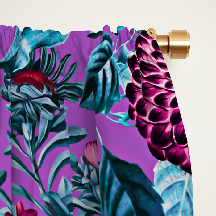 Romantic Floral Pattern Window Curtain Gallery Image 2