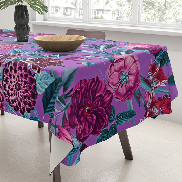 Romantic Floral Pattern Tablecloth Gallery Image 3