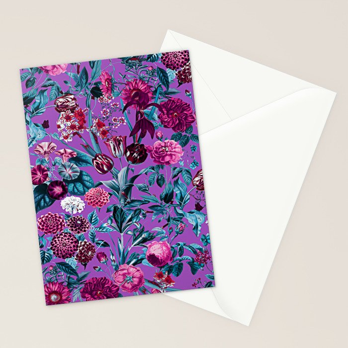 Romantic Floral Pattern Stationery Card Gallery Image 2