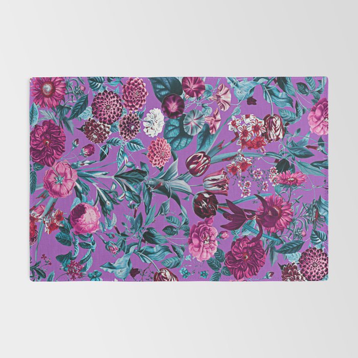 Romantic Floral Pattern Rug Gallery Image 2