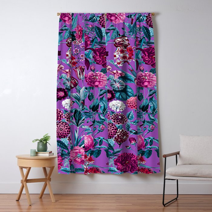 Romantic Floral Pattern Window Curtain Gallery Image 5