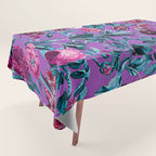 Romantic Floral Pattern Tablecloth Gallery Image 1