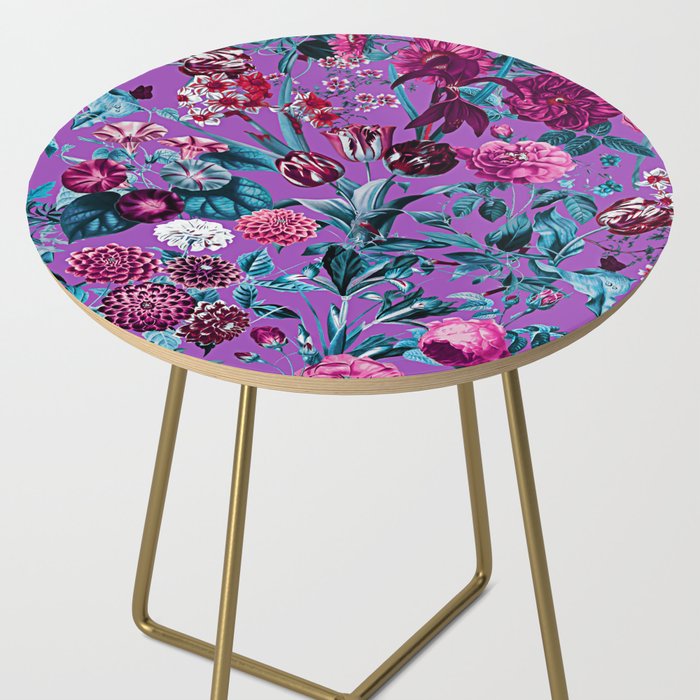 Romantic Floral Pattern Side Table Gallery Image 2