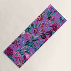 Romantic Floral Pattern Yoga Mat Gallery Image 1
