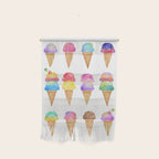 Summer Ice Cream Cones Wall Hanging Gallery Image 1