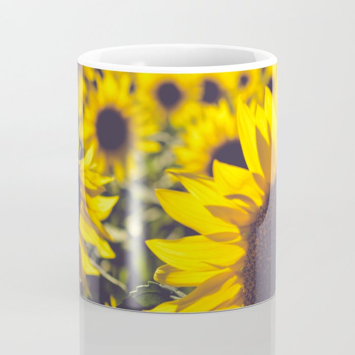 Summer Sunflower Love - boho flower photography Coffee Mug Gallery Image 4