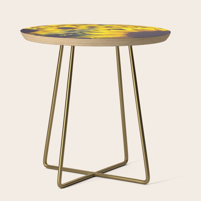 Summer Sunflower Love - boho flower photography Side Table Gallery Image 1