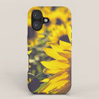 Summer Sunflower Love - boho flower photography iPhone Case Gallery Image 1