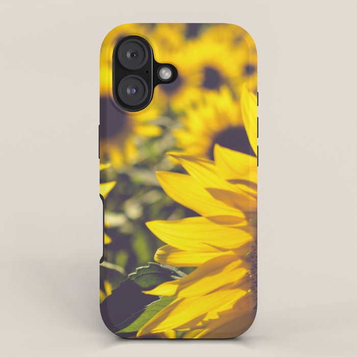 Summer Sunflower Love - boho flower photography iPhone Case Gallery Image 1