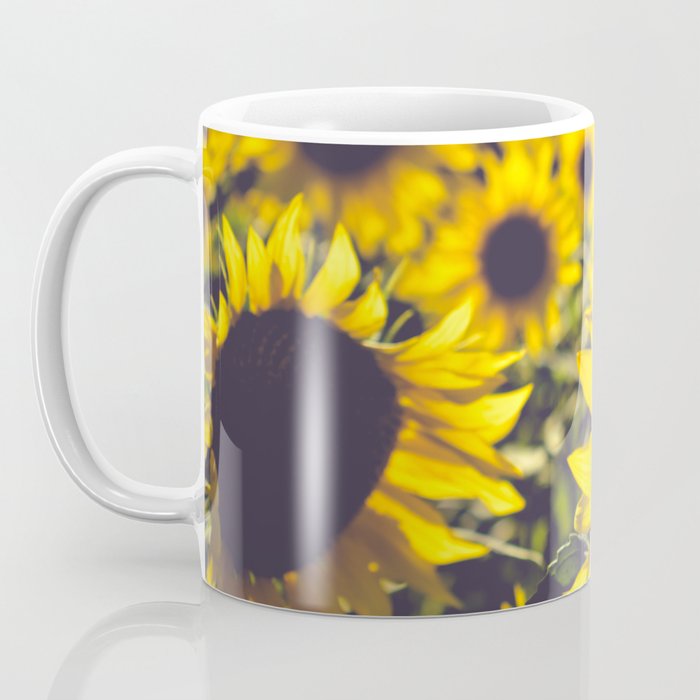 Summer Sunflower Love - boho flower photography Coffee Mug Gallery Image 3