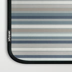 Fine Stripes Pattern in Neutral Blue Gray Tones Laptop Sleeve Gallery Image 3