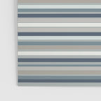 Fine Stripes Pattern in Neutral Blue Gray Tones Poster Gallery Image 3