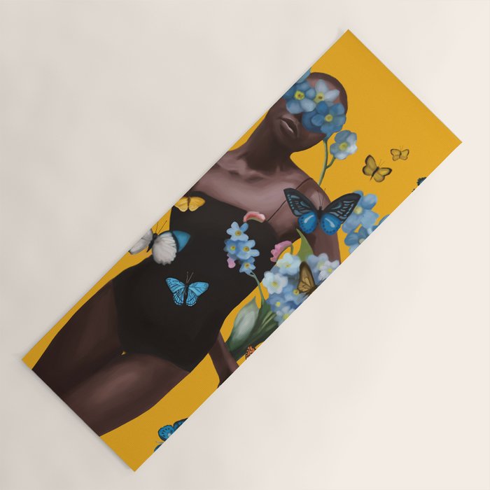Blooming in Flight 1 Yoga Mat Gallery Image 1