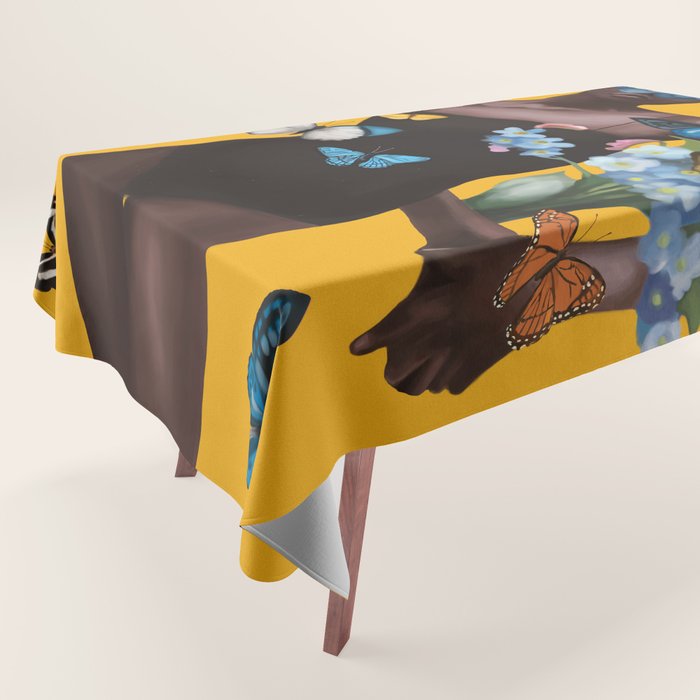 Blooming in Flight 1 Tablecloth Gallery Image 1