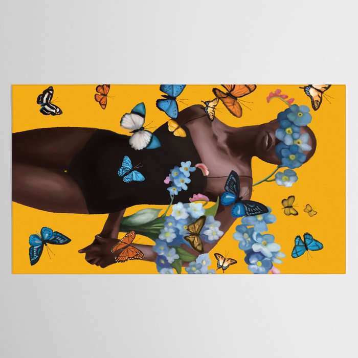 Blooming in Flight 1 Tablecloth Gallery Image 2