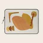 Abstract Collage With Warm Shapes Laptop Sleeve Gallery Image 1