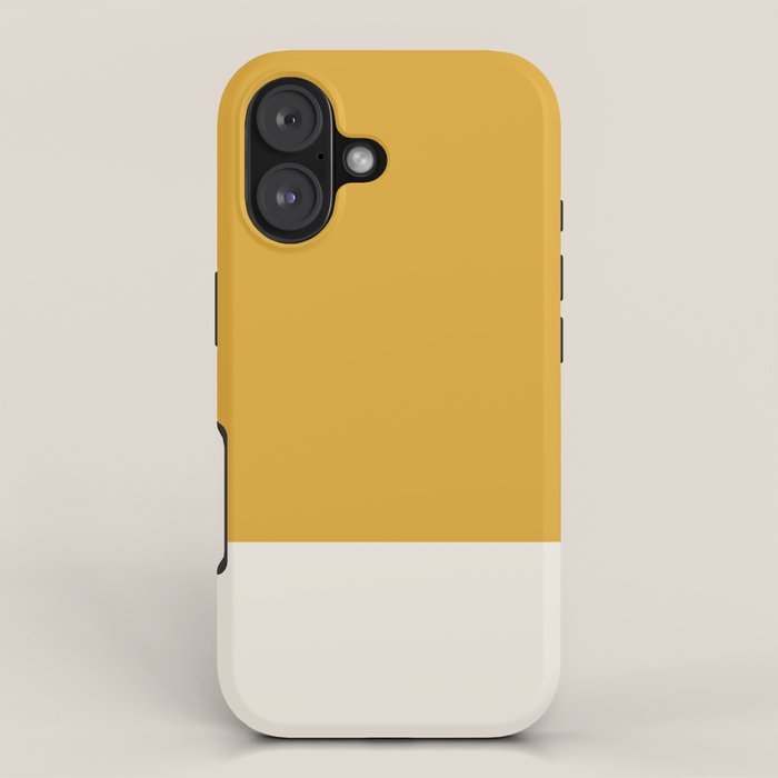 Dual (Yellow Cream) iPhone Case Gallery Image 1