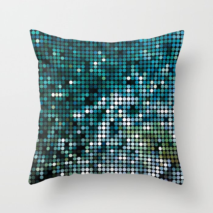 Mosaic ocean Throw Pillow Gallery Image 6