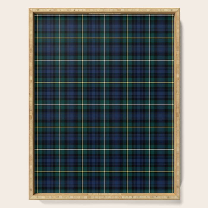 Clan Campbell Tartan Serving Tray Gallery Image 1