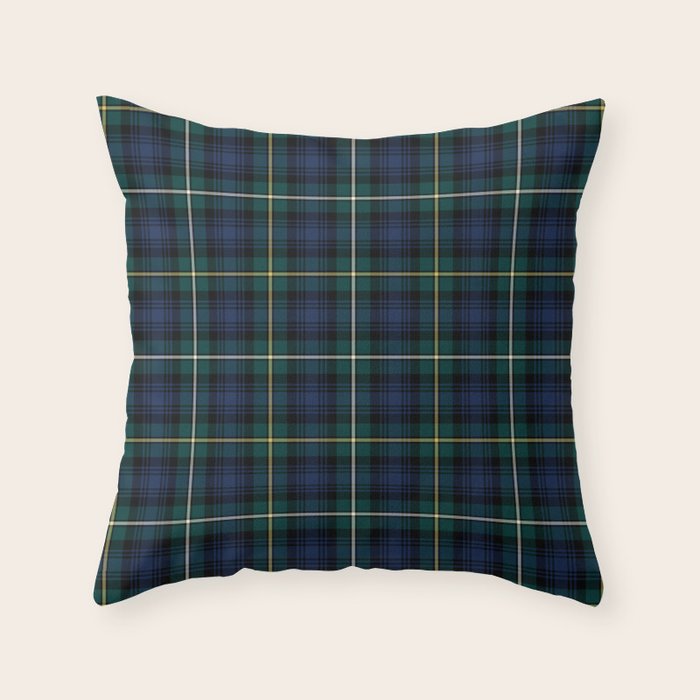 Clan Campbell Tartan Throw Pillow Gallery Image 1