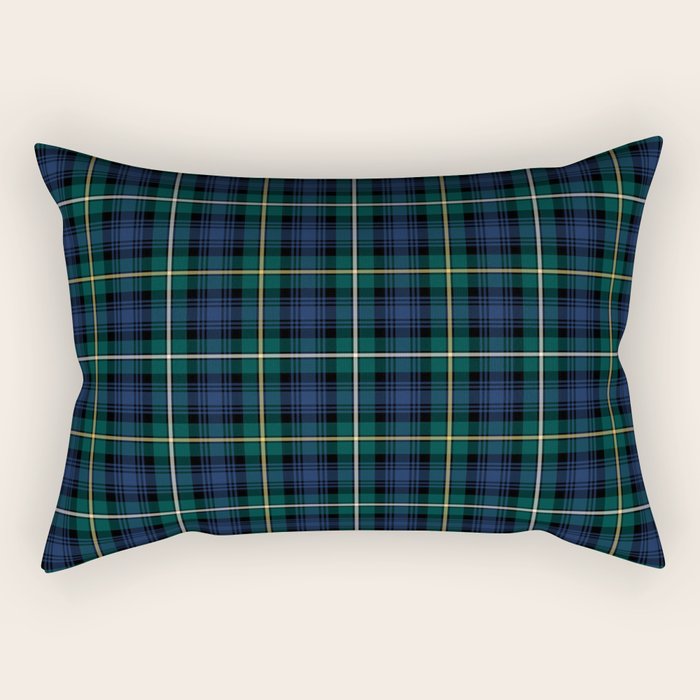 Clan Campbell Tartan Rectangular Pillow Gallery Image 2
