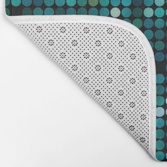 Mosaic ocean Bath Mat Gallery Image 2