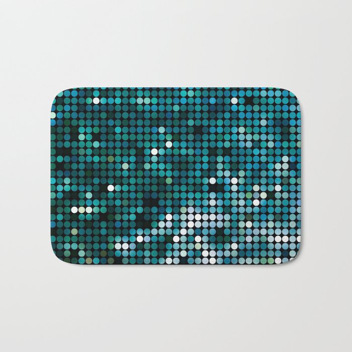 Mosaic ocean Bath Mat Gallery Image 1