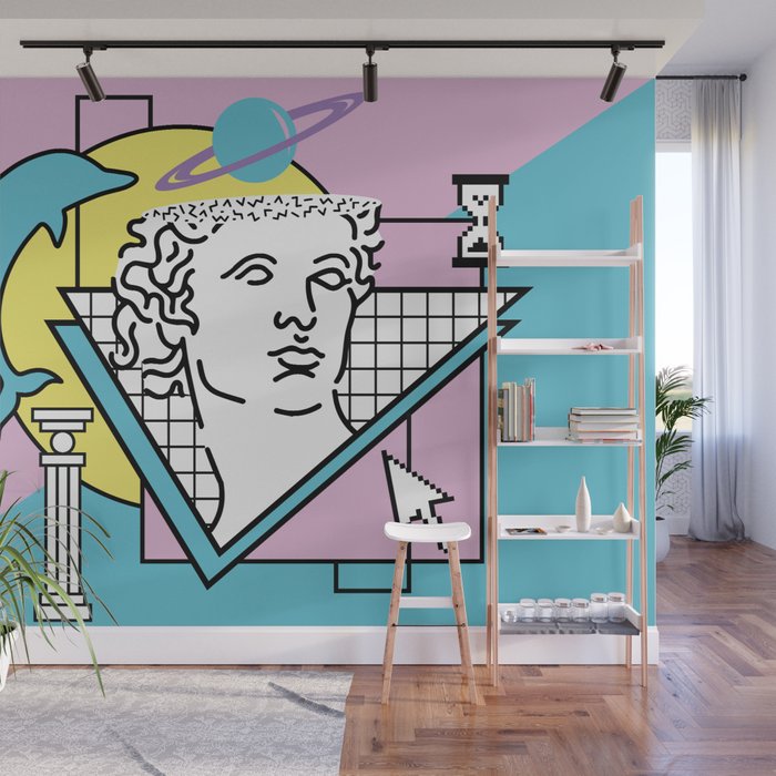 Apollo - Vaporwave - 80s Wall Mural Gallery Image 1