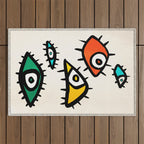 The Eyes Outdoor Rug Gallery Image 1