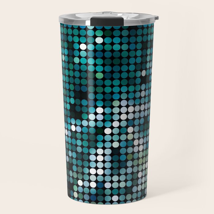 Mosaic ocean Travel Mug Gallery Image 1