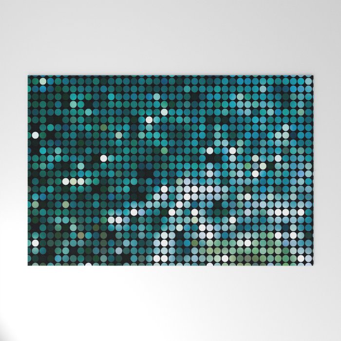 Mosaic ocean Welcome Mat Gallery Image 1